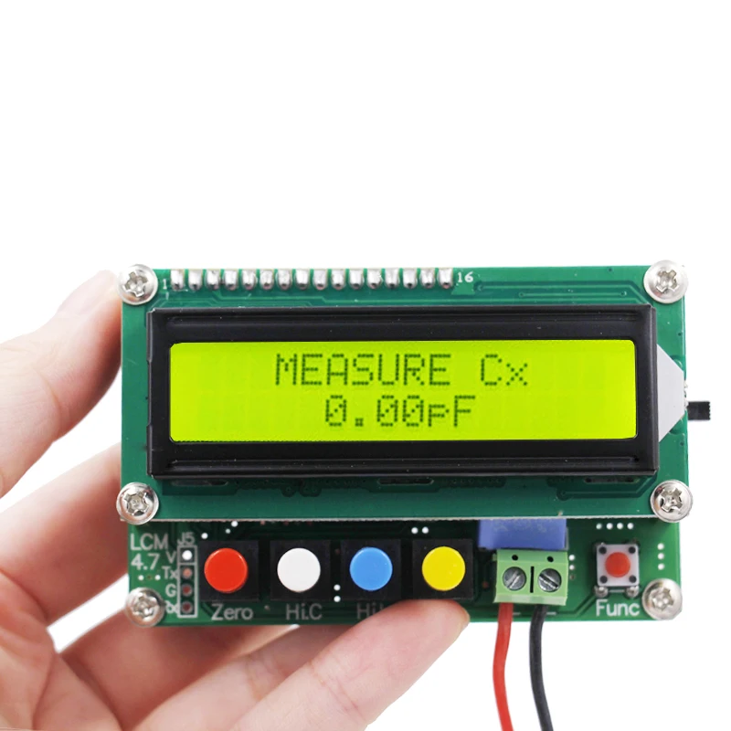Новый LC100-A цифровой ЖК высокой точности индуктивно-емкостный L/C метр установка для измерения параметров конденсаторов 10% скидка