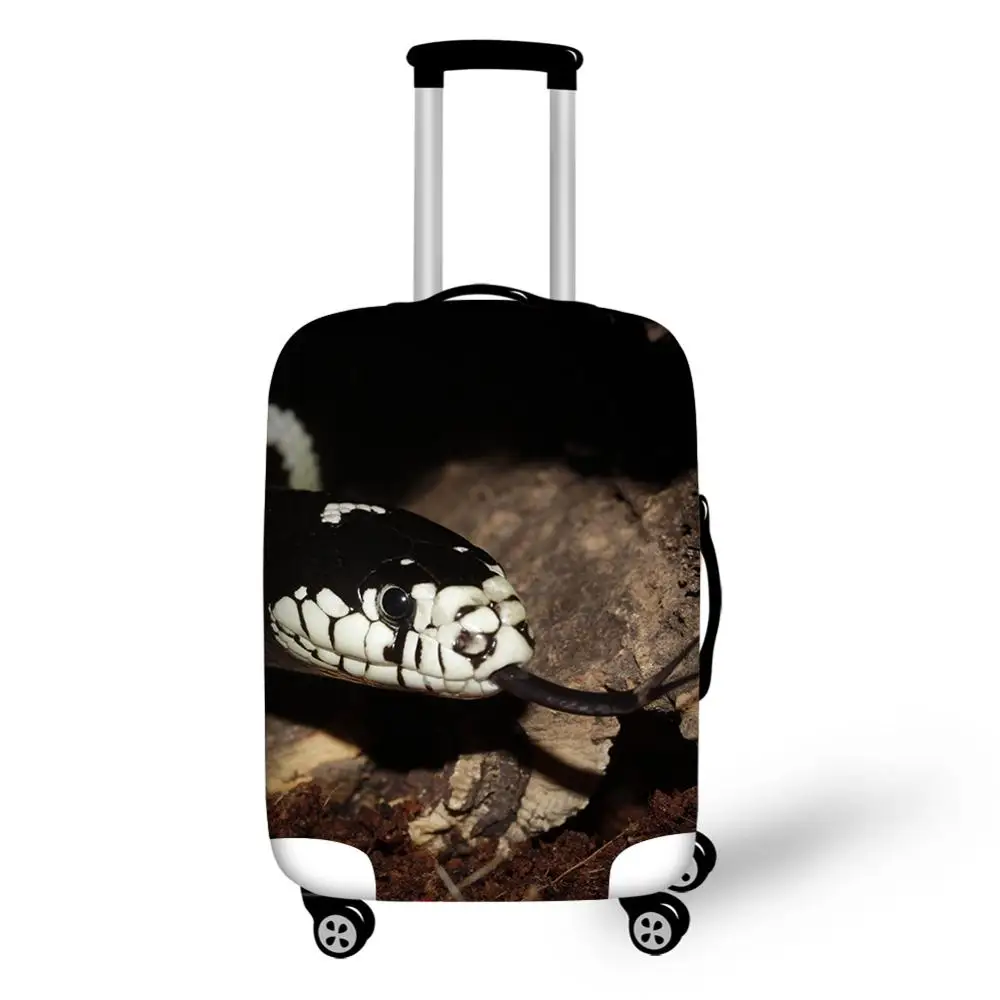 Защитный чехол для чемодана для путешествий с принтом животных, эластичный Водонепроницаемый переносной багаж, дождевик - Цвет: 2447