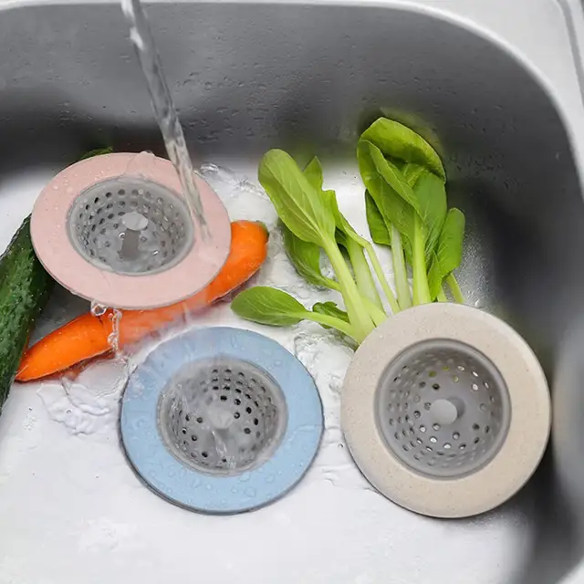 Kitchen Sink Strainer Stopper Water Drain Plug Sink Filter Filtre Lavabo Bathroom Hair Catcher Fruit Vegetable Stopper Strainers