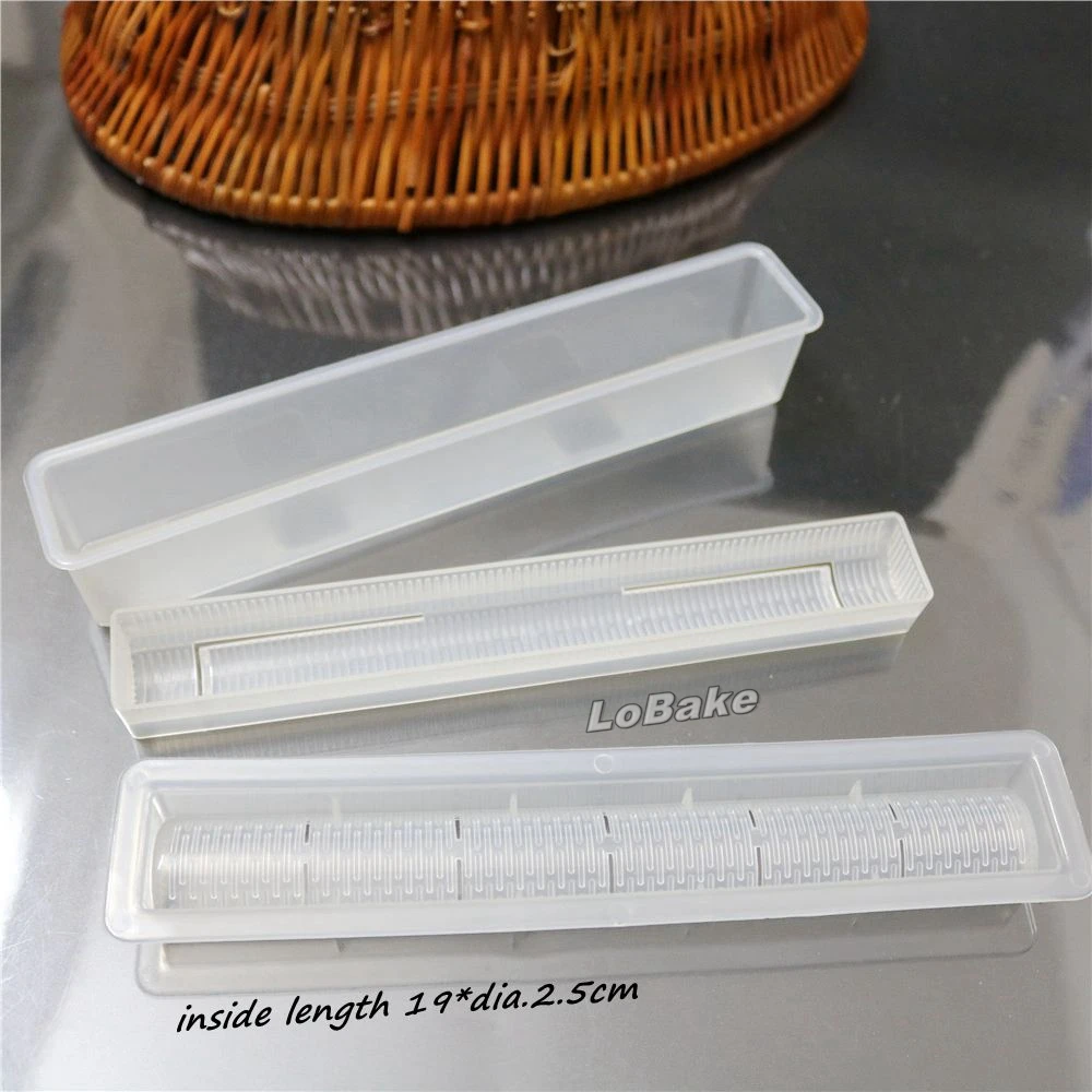 Brand new inside 19*2.5cm plastic separable roll sushi maker mold set rice mould bazooka for cooking supplies |