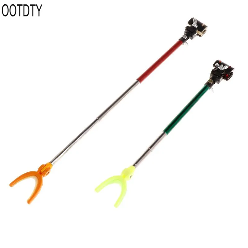 

Fishing Rod Holder Night Luminous Back Hanging Support Full Metal Pole Rack Anti Fall Retractable Stretch Portable Tackle Profes