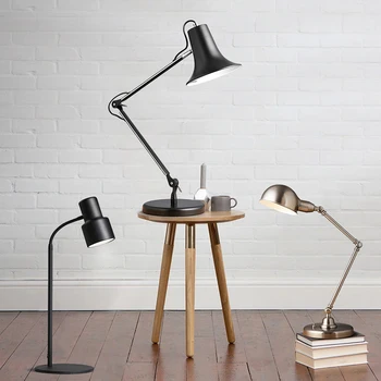 

Modern Designer Led Iron Desktop Decorative Table Lamps Bedroom Bedside Lamps Telescopic Table Lights Kitchen Fixtures Luminaire