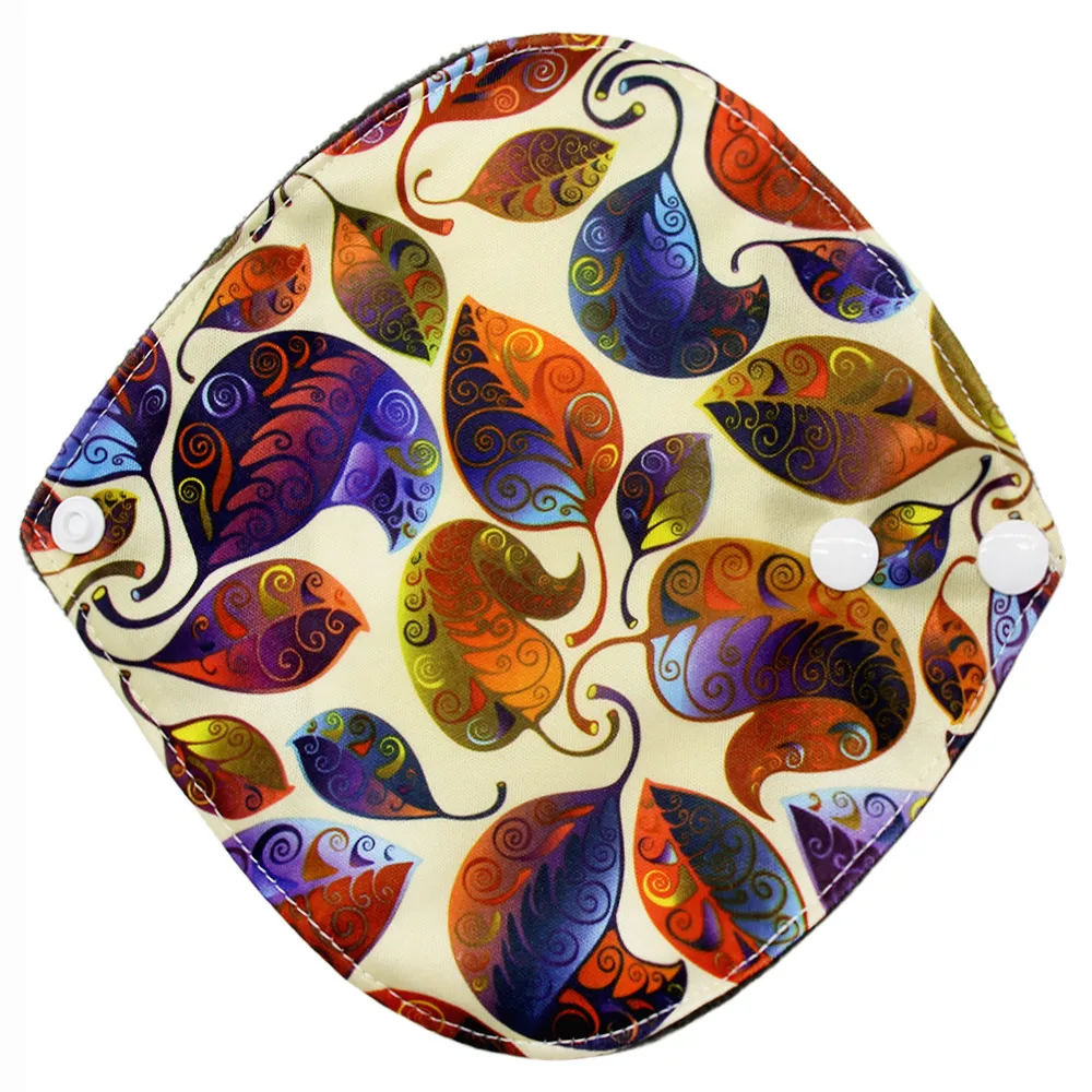 

Reusable Bamboo Cloth Washable Menstrual Pad Mama Sanitary Towel Pad 18 x 18cm