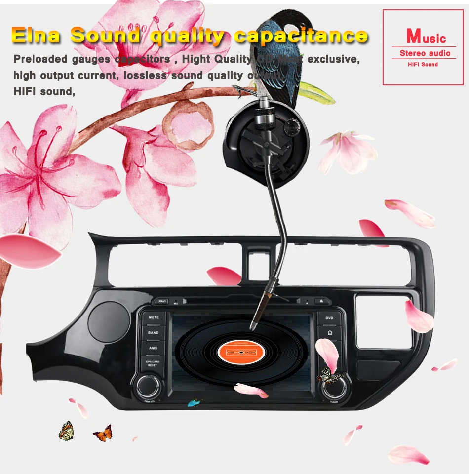 Excellent 2DIN RAM 4GB Android 9.0 Car CD DVD Player GPS Navigation For KIA RIO K3 2012-2014 Satnavi Autostereo Radio Head Unit Multimedia 12