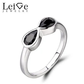 Leige Jewelry Natural Black Spinel Ring Sterling Sliver 925 Fine Jewelry Pear Cut Gemstone Double Stones Eternity Rings For Girl
Leige Jewelry Natural Black Spinel Ring Sterling Sliver 925 Fine Jewelry Pear Cut Gemstone Double Stones Eternity Rings For Girl