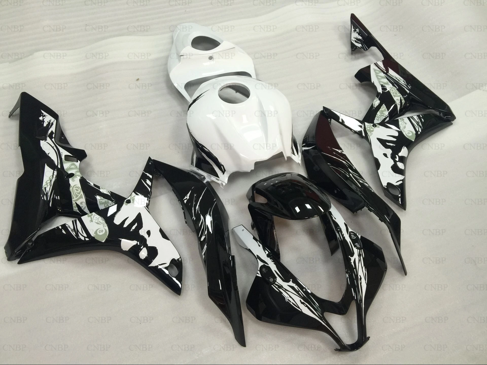 Девушка Weman белые, черные детали корпуса для CBR600RR CBR600 CBR 600 RR 2007 2008 07 08 обтекателя тела