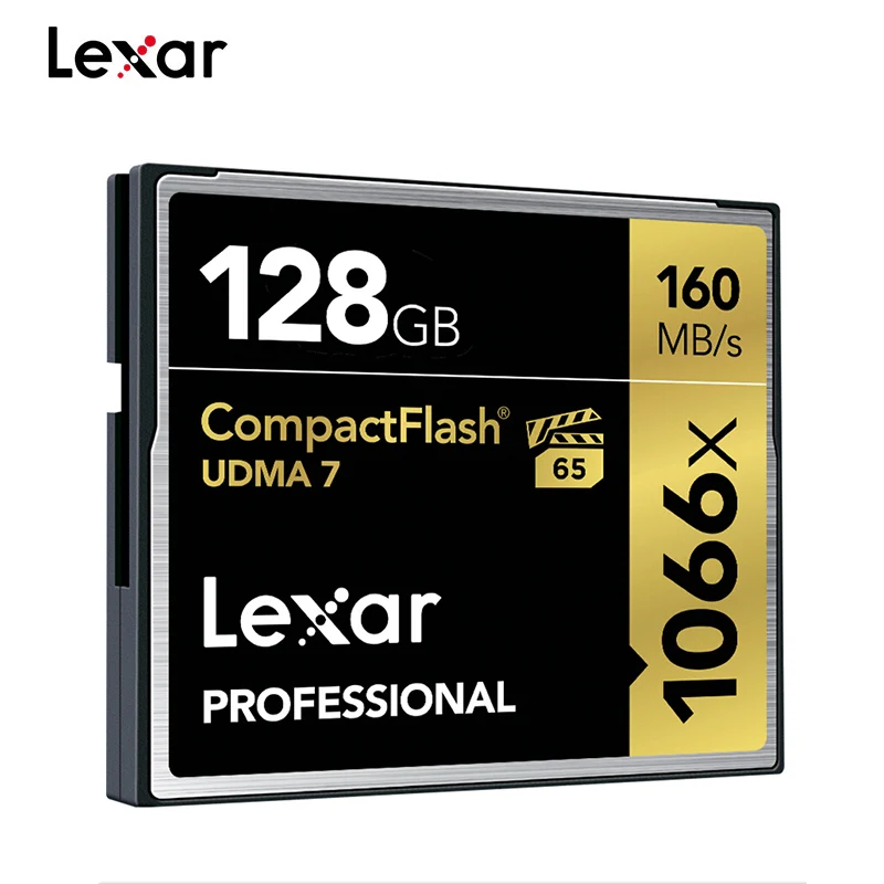 

Original Lexar 1066x flash card UDMA 7 32GB 64GB 128GB 256GB CF Card VPG-65 flash Memory card for Full HD 3D 4K video camera