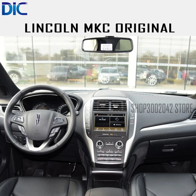 Excellent DLC Android system vertical screen video gps car multimedia player navigation For Lincoln MKC 1