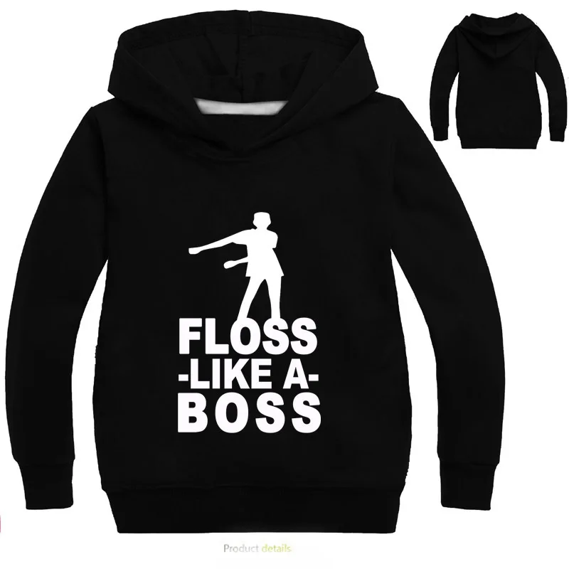 

2019 Spring Boys Hoodies Roblox Game Fortnight Cotton T-shirt Girls Floss Like A Boss Kids FunnySweatshirts tops Clothes 3-16