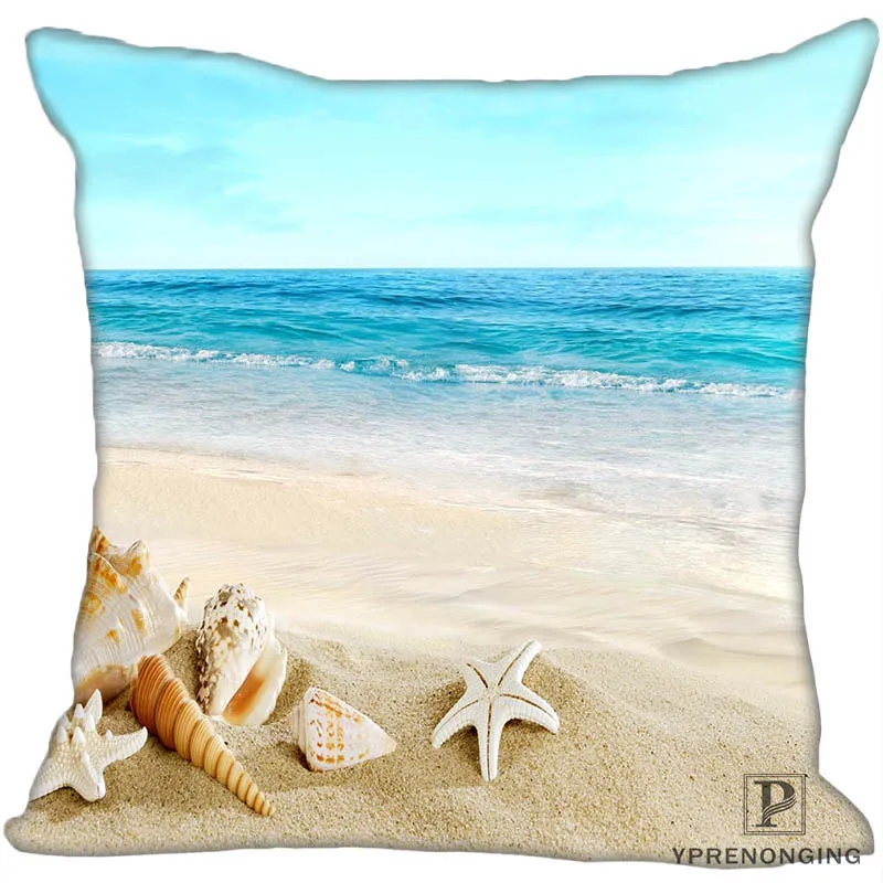 

Custom Priroda More Plyazh Oblaka Square Pillowcase Custom Zippered Pillow Cover Case 35X35,40x40,45x45cm(One Side)180522-02-10