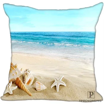 

Custom Priroda More Plyazh Oblaka Square Pillowcase Custom Zippered Pillow Cover Case 35X35,40x40,45x45cm(One Side)180522-02-10