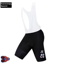 Черный цветок велотрусы для мужчин Уличная одежда велосипед Велоспорт 9D Coolmax гелевая мягкий для верховой езды Биб шорты унисекс