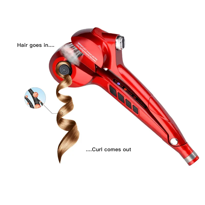 

110-230V Steam Spray Automatic Hair Curler LCD Digital Hair Styler Curlers Hair Curling Iron Hair Care Styling Tools EU Plug 323