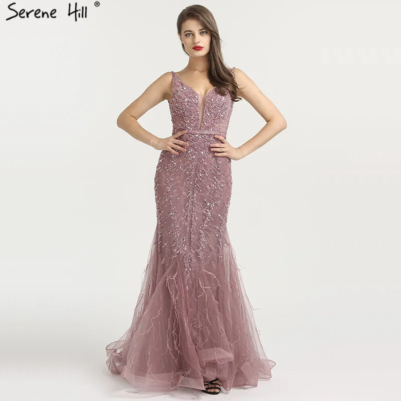 Новейшее сексуальное длинное вечернее платье русалки с блестками, вечерние платья, платья с перьями, BLA6566