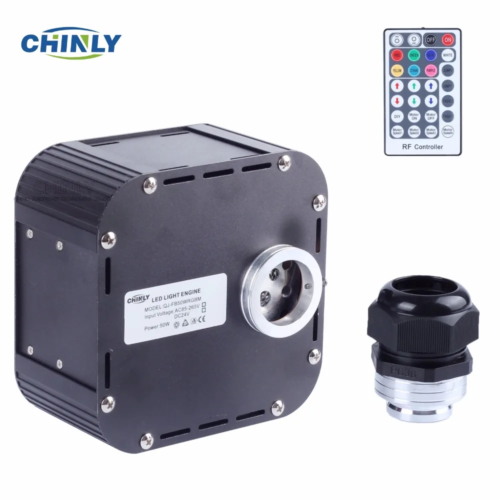 50W RGBW Twinkle Fiber Optic Engine DMX512 Supported Fiber optic Lights