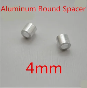 

200pcs/Lot High Quality M4 4mm Aluminum Column Round Spacer
