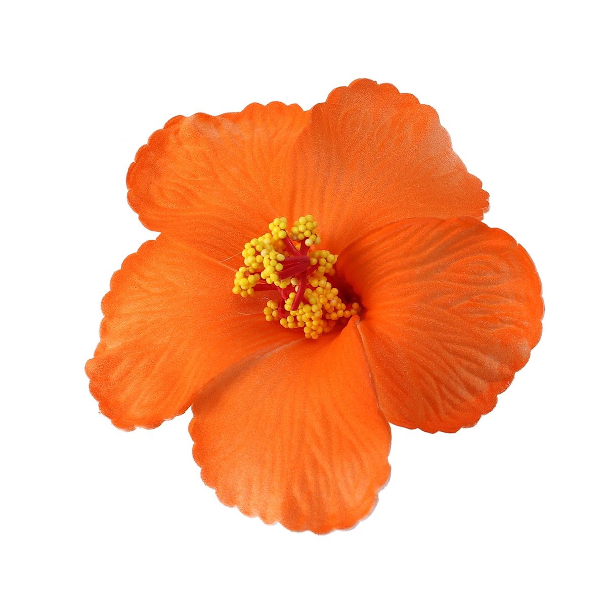1 шт. цветы гибискуса Гавайские цветы искусственные цветы для настольный домашний Свадебные украшения вечерние выступает поставок - Цвет: Orange