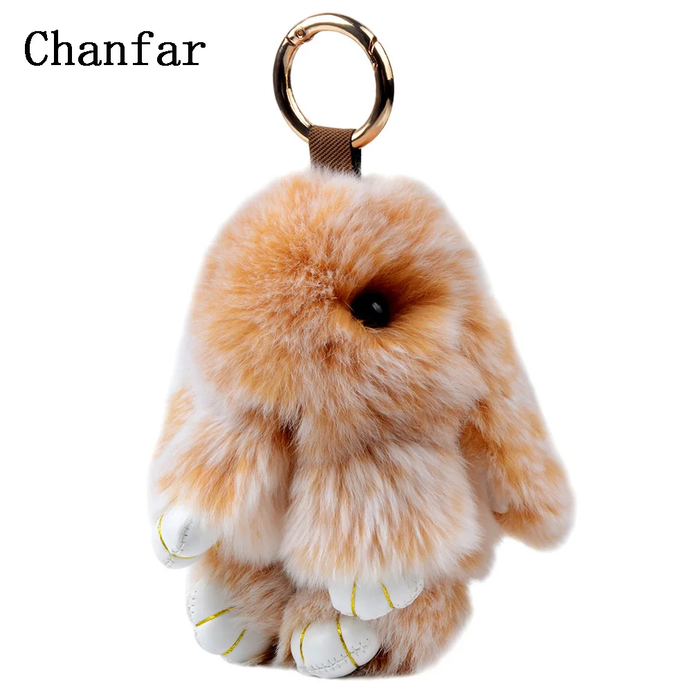 Брелок Chanfar Bunny брелок помпон для женщин подвеска автомобиля украшения|pompom