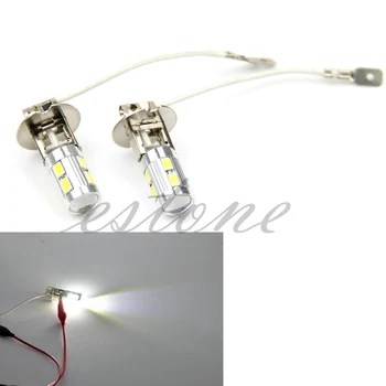 

1Pc H3 White 10 LED 5630 SMD Fog LED Auto Bulb Tail Turn Driving Light High Beam Drop shipping