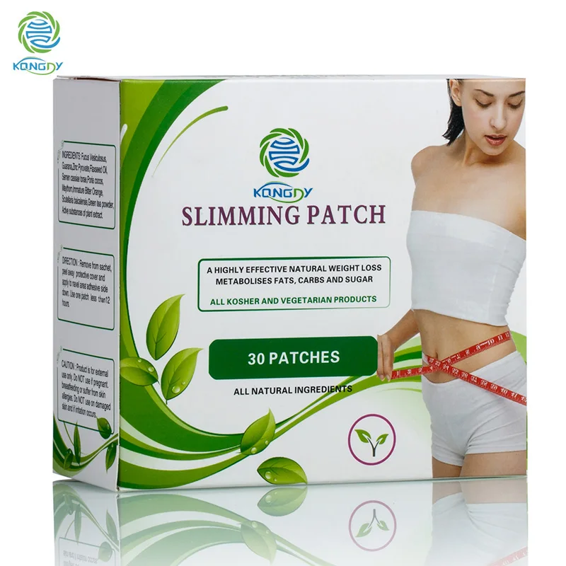 KONGDY Brand Health Care Slim Patch 60 Pieces 2 Boxes Fat Burner Slimming Navel Stick Slimming Patches for Diet Weight Loss