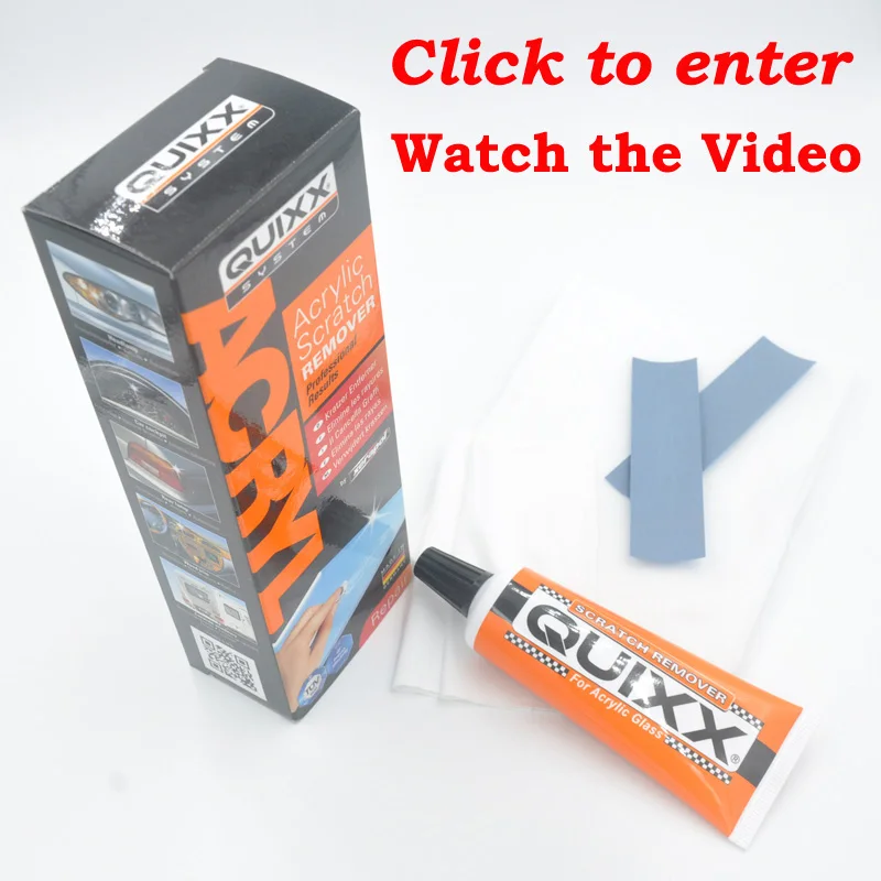 50g Germany QUIXX Acrylic Scratch Remover For Headlights, Rear lights