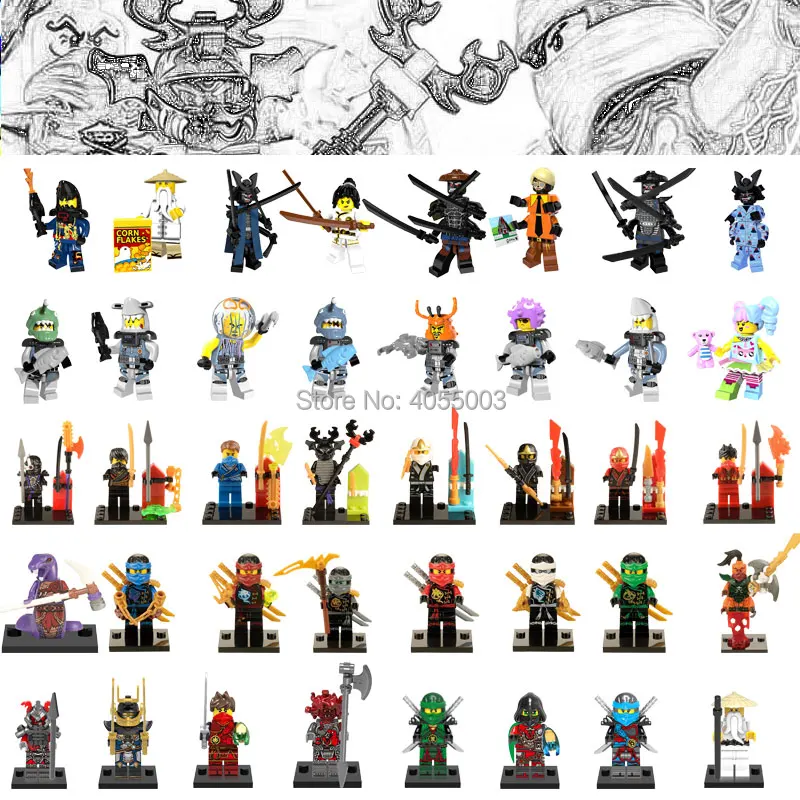 

71019 Legoing Ninjagoing Super Heroes Volcano Garmadon Zane Latest Ninja Item Nya movie Bricks Assemble Building Blocks Kids Toy