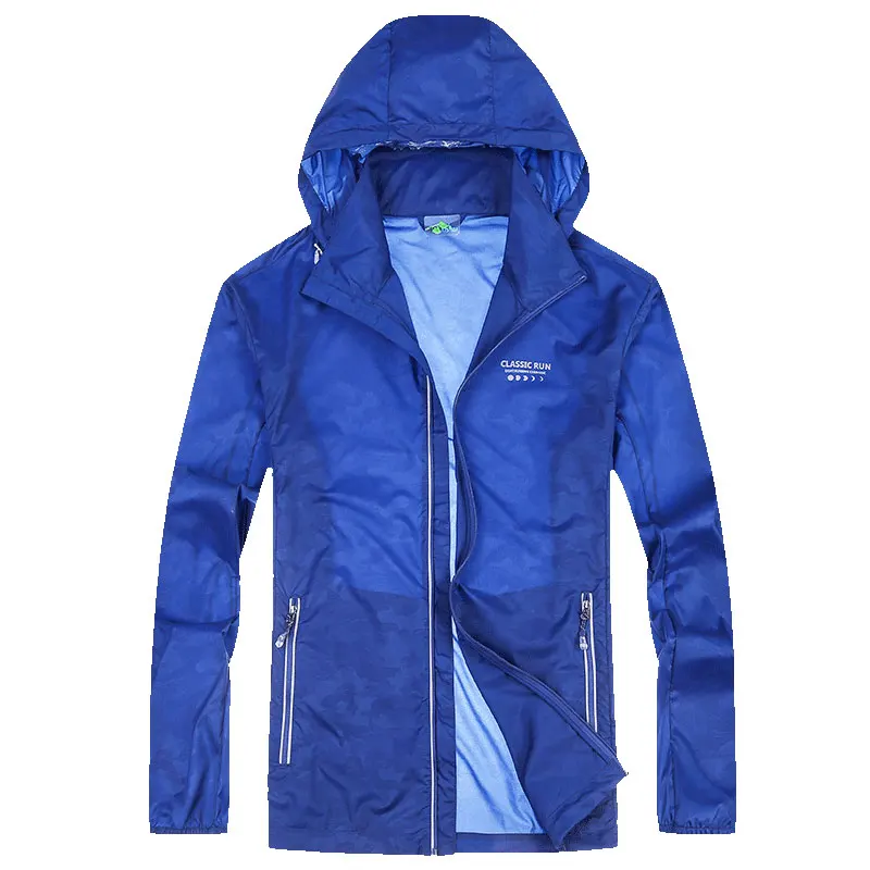 2018 Spring Sun Protection Clothing Jackets Coats Men Casual