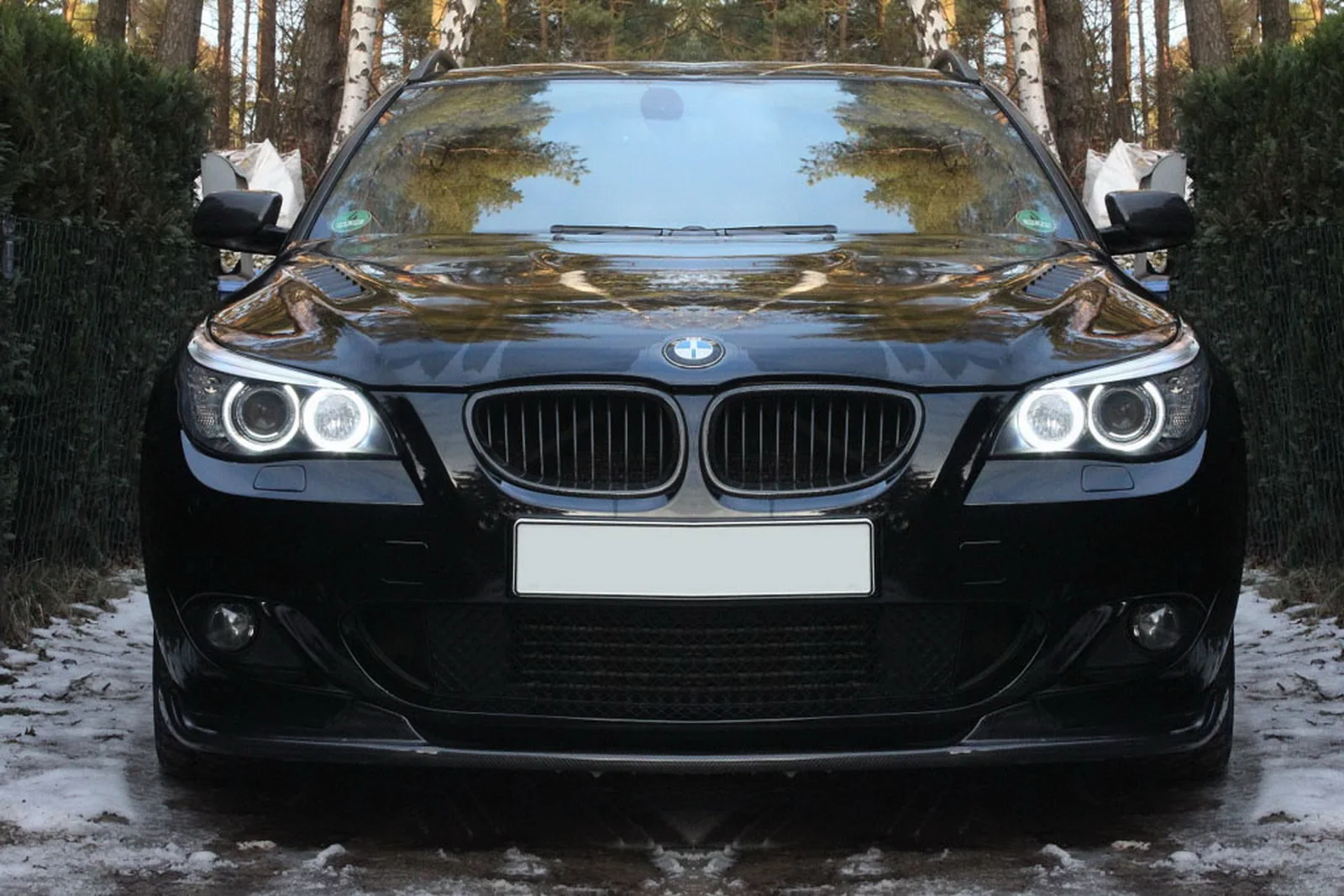 ANGRONG 2 для BMW LED H8 60 Вт Angel Eye Halo фара E82 E88 E90 E92 E60 E61 E70 X1 X6|Аксессуары фар авто| |