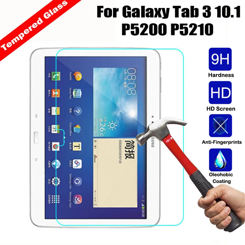 2 шт Защитная пленка для планшета для samsung Galaxy Note 10,1 N8000 N8010 N5100 Tab 3 P5200 T111 T211 T230 закаленное Стекло Защитная крышка