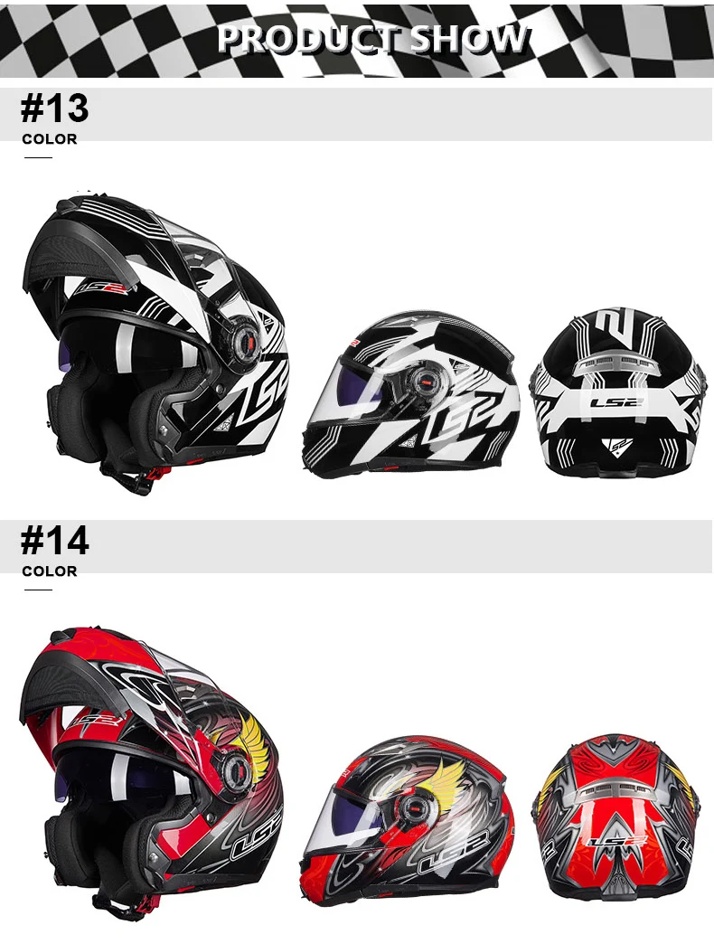 LS2 ff370 мужские флип-ап мото rcycle шлемы двойной щит мото rbike гоночные шлемы круиз автомобильные аксессуары LS2 мото шлемы ECE