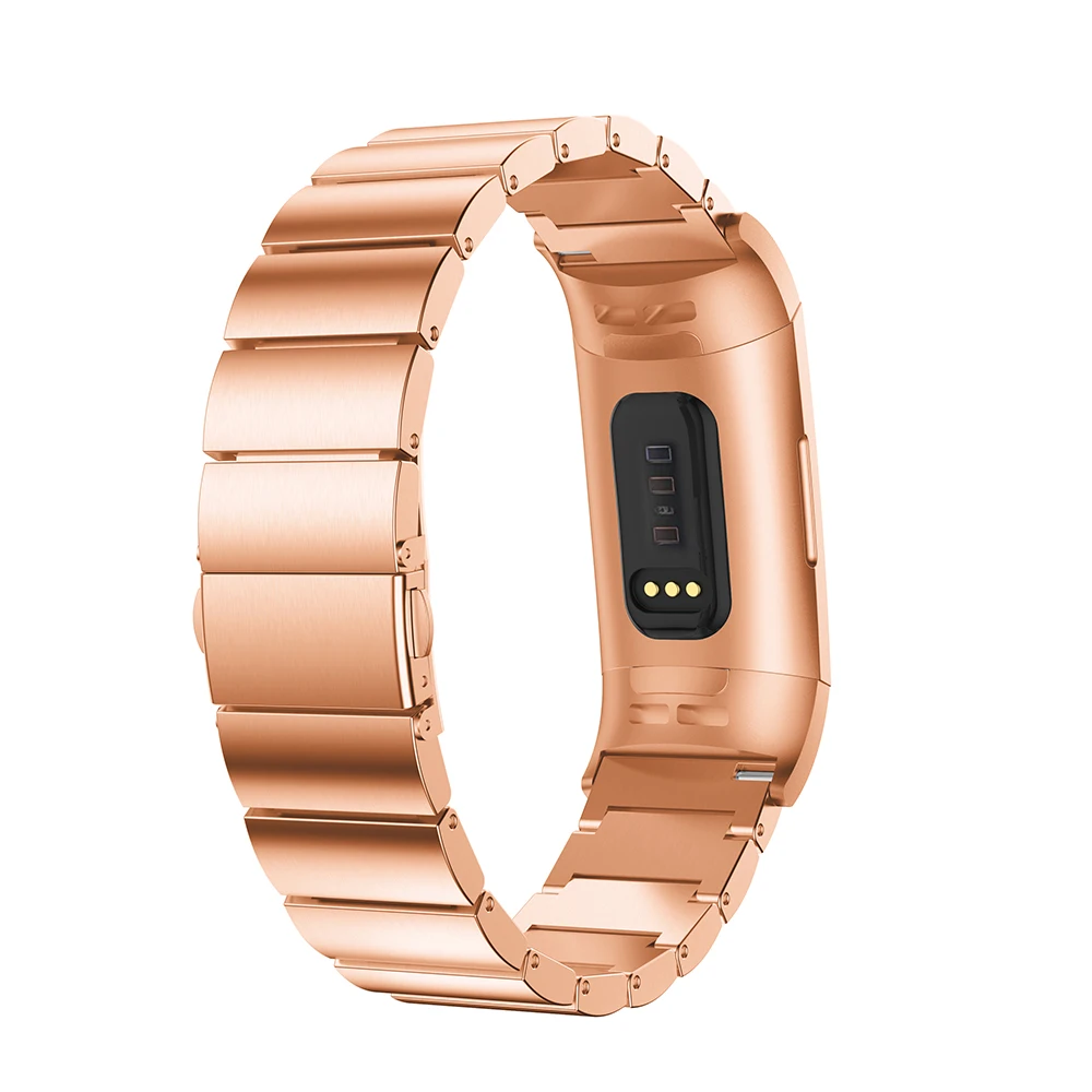 2018 качество Замена Нержавеющая сталь Браслет для Fitbit Charge3 Смарт-часы ремешок для Fitbit заряд 3 ремешок для часов
