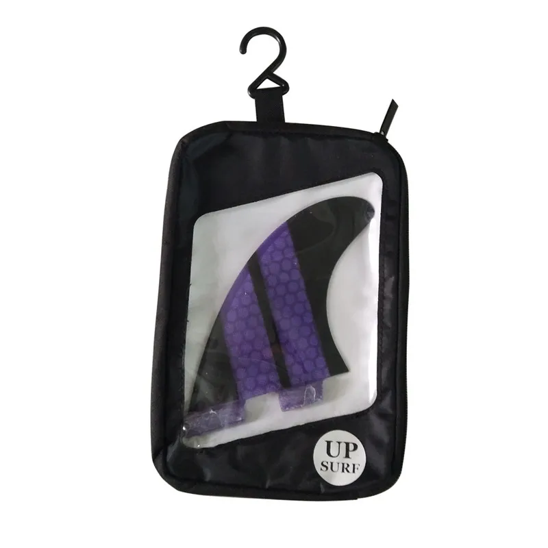 

Surf FCS II G5 Fins with bag fcsii Purple Fibreglass Honeycomb Fin FCS 2 SUP Board Good Quality FCS2 Fins