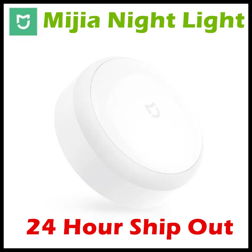 Xiaomi датчик Mijia ночник лампа Регулируемая яркость инфракрасный Индукционная