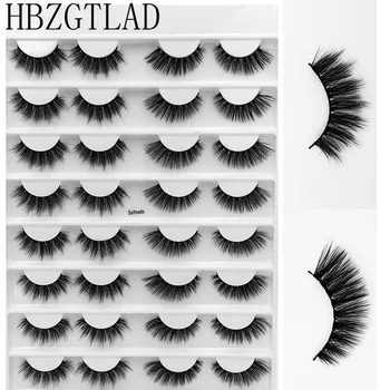 

NEW 16pairs Faux 3D Mink Lashes Natural Long False Eyelashes Volume Fake Lashes Makeup Extension Eyelashes maquiagem