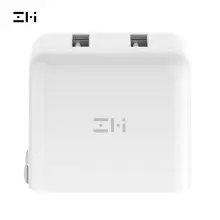 ZMI HA622 V2 Зарядное устройство настенный адаптер, складная зубчатая дорожная вилка настенное зарядное устройство с 2 портами usb