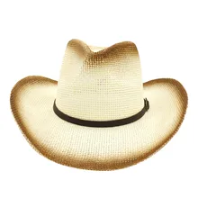 2020 sombrero de paja vaquero Panamá Jazz ajustado Retro verano Vintage para hombres señoras vestido de lujo sombrero de sol Casual sombra anti uv Cap # BL5