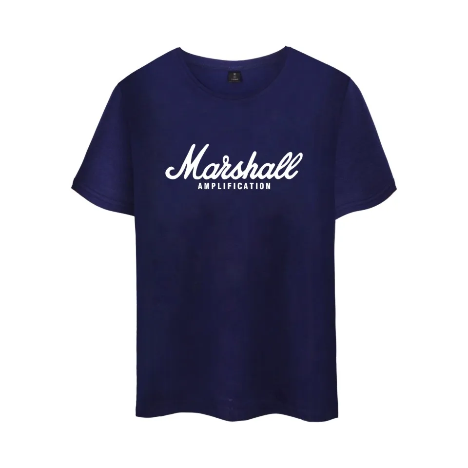

Marshall Short Sleeve Tshirt Men Funny Sound Band T-shirt Men Cotton Fashion Pop Music Tee Shirt Homme De Marque Plub Size 4XL
