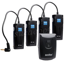 GODOX РТ-16 Беспроводной Фотография Студии Флэш Триггера с 4 Приемниками Для Цифровой Зеркальный Фотоаппарат Canon Nikon