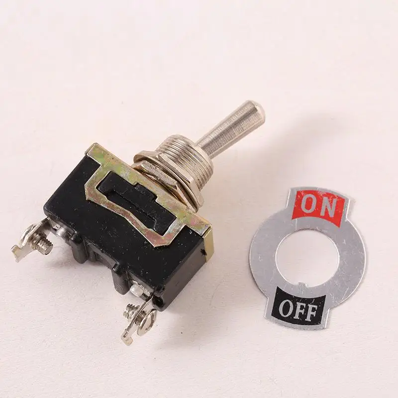 5pcs Toggle Heavy Duty Flick ON/OFF Car Dash Light Metal SPST Switches