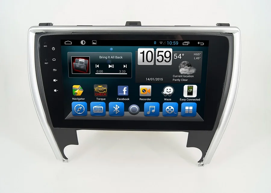 Navirider dvd-плеер для Toyota Camry America версия 8-ядерный android 8.1.0 Автомобильный gps мультимедиа головное устройство стерео