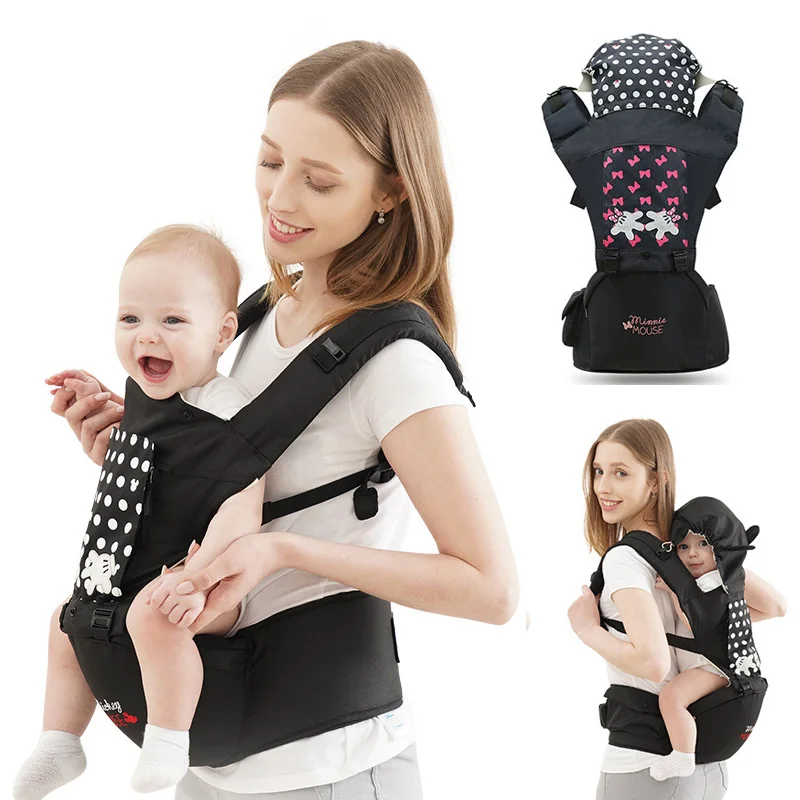 

Breathable Ergonomic Carrier Backpack Portable Infant Baby Carrier Hipseat Heaps With Sucks Pad Baby Sling Carriers