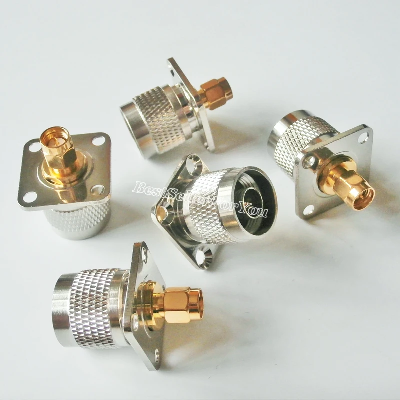 1 шт. прямой адаптер M/M со штекером N на штекер SMA|adapter connector|sm plugadapter plug |