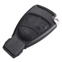 Mayitr Car-Styling 3 Button Remote Key Fob Case Shell+Key Blank for Mercedes Benz C E B S Class