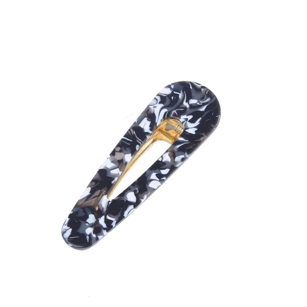 Acetate Hairpins Fashion hair jewelry for women french barrettes Girl Vintage Acrylic Leopard Hair pins Duckbill Hairgrips (12)