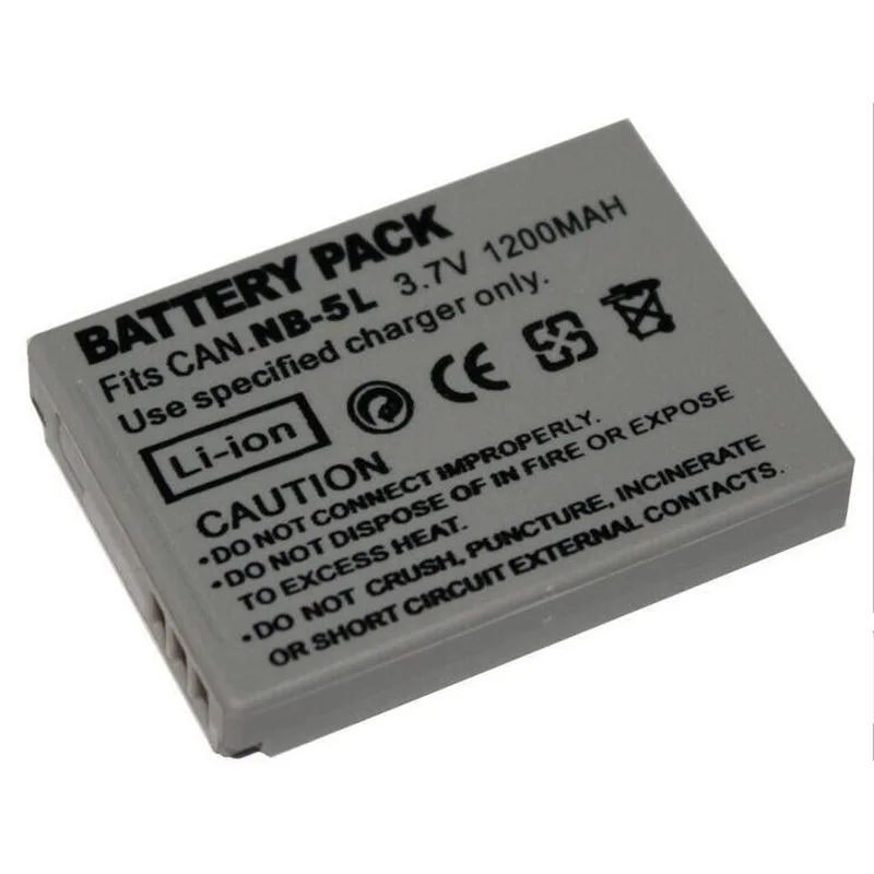 1200mah NB 5L NB 5L NB5L Rechargeable li ion Camera Battery for Canon
