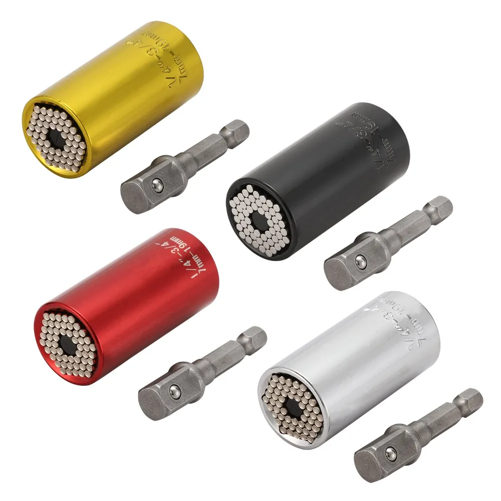 Buy 2pcs/set Universal Socket Wrench Power Drill