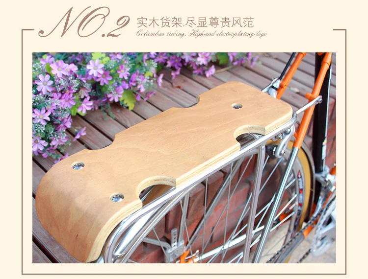 Cheap 700C road bike 27 speed bike retro bicycle CR-MO frame / fork city bike frame color / height can be customized Reynolds520 frame 13