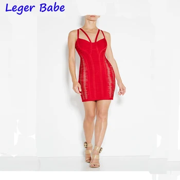 

Summer New Sexy Bandage Dress Spaghetti Strap Mini Women Vestidos Empire Sheath Zipper V-Neck Club Party Dresses
