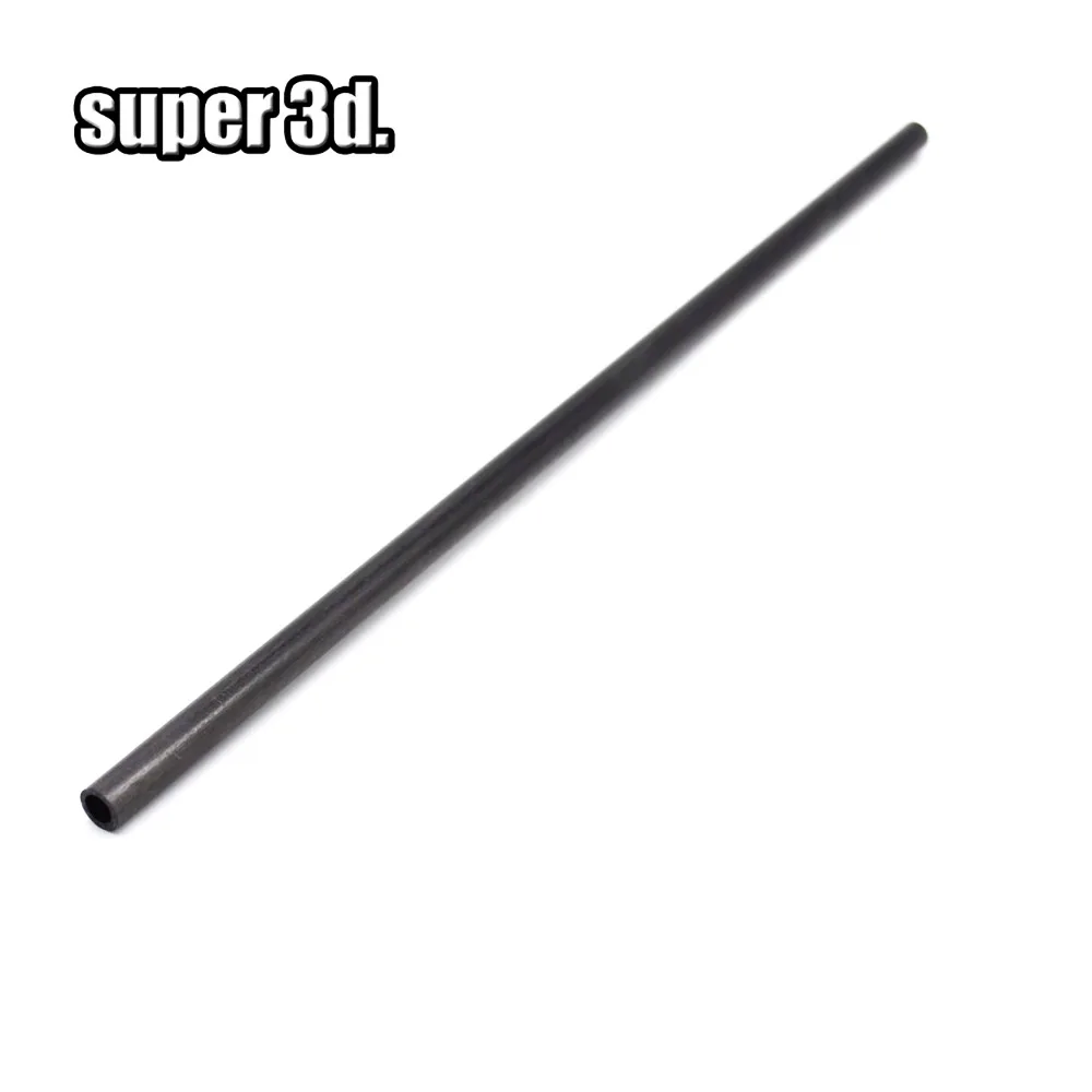 

Best price!1pcs 12K Carbon Fiber Rod bore 4mm Diameter 6mm length 200mm/245mm for 3D printer Kossel parts