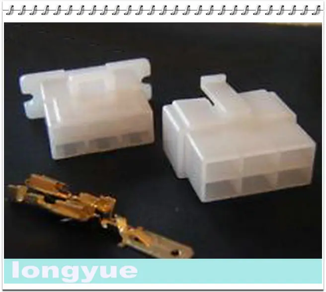

longyue 10 Kit 6 PIN WAY CONNECTOR 6.3MM SPADE PLUG & SOCKET COMPLETE BIKE BOAT ATV